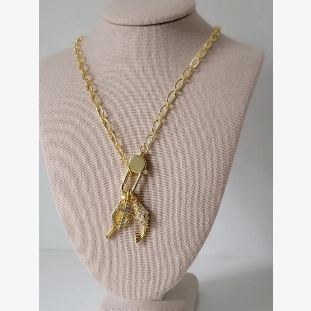 Gold Filled Charm Necklace